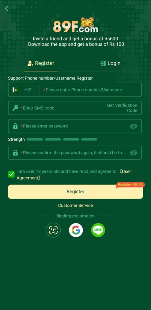 89F Register